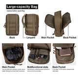 Mardingtop 50L Hiking Backpack+ Molle Tactical Utility Pouch