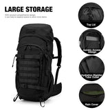 Mardingtop 50L Hiking Backpacking Backpack with Rain Cover+2.5 Liter Hydration Bladder