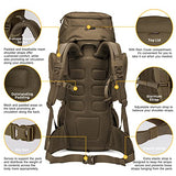Mardingtop 60L Hiking Backpack + 2.5 Liter Hydration Bladder