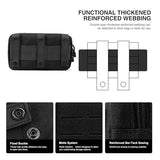 Mardingtop 70L Internal Frame Backpack with Molle Tactical Admin Pouch Utility EDC Tool Pouch