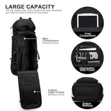 Mardingtop 75L Molle Hiking Internal Frame Backpacks with Rain Cover for Camping,Backpacking,Travelling(Black)
