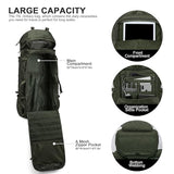 Mardingtop 75L Molle Hiking Internal Frame Backpacks with Rain Cover for Camping,Backpacking,Travelling(Ranger Green)