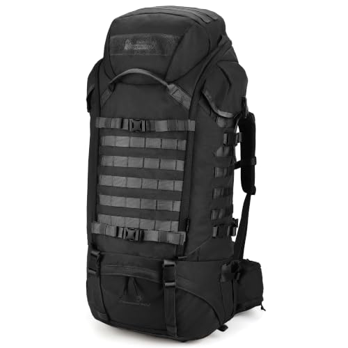 Mardingtop 90L Hiking Internal Frame Backpack with Rain Cover for Camping,Backpacking,Travelling,Hunting,Army Rucksack