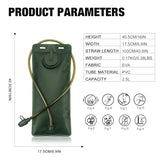 Mardingtop Hydration Bladder, 2.5 Liter Leak Proof Water Bladder,Military Hydration Pack Replacement for Hiking Biking Climbing Cycling Running Camping Backpack.