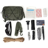 Mardingtop Molle Tactical Pouch, Admin Molle Pouch EDC Tool Utility Bag with Shoulder Strap for Commuting, Cycling & Short-Distance Hiking
