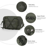 Mardingtop Molle Tactical Pouch, Admin Molle Pouch EDC Tool Utility Bag with Shoulder Strap for Commuting, Cycling & Short-Distance Hiking