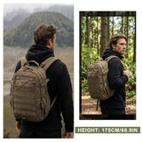 Mardingtop Small Hiking Backpack for Men 20L Military Tactical Molle Rucksack Daypack for Hiking,Travel,Camping