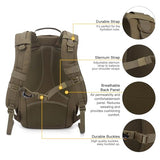 Mardingtop Small Hiking Backpack for Men 20L Military Tactical Molle Rucksack Daypack for Hiking,Travel,Camping
