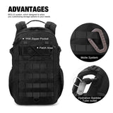 Mardingtop Small Hiking Backpack for Men 20L Military Tactical Molle Rucksack Daypack for Hiking,Travel,Camping