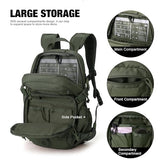 Mardingtop Small Tactical Backpack,Molle Hiking Backpack for Backpacking,Cycling and Biking,15L Backpack