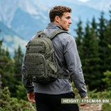 Mardingtop Small Tactical Backpack,Molle Hiking Backpack for Backpacking,Cycling and Biking,15L Backpack
