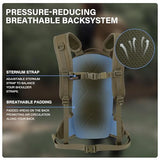 Mardingtop10L Small Tactical Molle Hydration Backpack,Cycling Backpack for Biking,Cycling and Running EDC Daypack