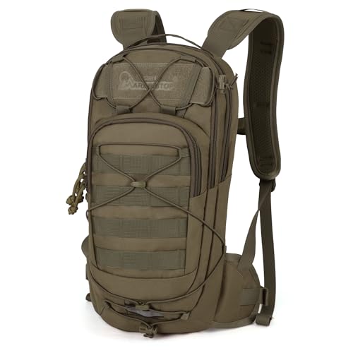 Mardingtop10L Small Tactical Molle Hydration Backpack,Cycling Backpack for Biking,Cycling and Running EDC Daypack
