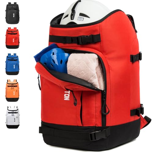 MARITTON Ski Boot Bag - Ski Boots and Snowboard Boots Travel Backpack for Ski Helmet, Goggles, Gloves, Skis, Snowboard & Accessories. | Backpacks4Less