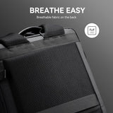 MARK RYDEN Business Backpack for Men, 30L Water Resistant Laptop Backpack with USB Charging Port, Fits 17.3 Inch Notebook, Anti - Theft Travel Backpack for Work, College, Commuting (Classic Black)