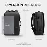 MARK RYDEN Business Backpack for Men, 30L Water Resistant Laptop Backpack with USB Charging Port, Fits 17.3 Inch Notebook, Anti - Theft Travel Backpack for Work, College, Commuting (Classic Black)