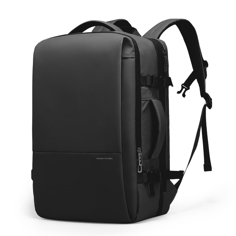 MARK RYDEN Business Backpack for Men, 30L Water Resistant Laptop Backpack with USB Charging Port, Fits 17.3 Inch Notebook, Anti - Theft Travel Backpack for Work, College, Commuting (Classic Black)