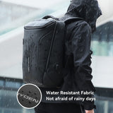 MARK RYDEN Business Backpack for Men, Waterproof High Tech Backpack with Sport Car Shape Design and USB Charging Port, Travel Laptop Backpack Fits 17.3 Inch Notebook (YKK - 2 Pockets)