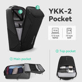 MARK RYDEN Business Backpack for Men, Waterproof High Tech Backpack with Sport Car Shape Design and USB Charging Port, Travel Laptop Backpack Fits 17.3 Inch Notebook (YKK - 2 Pockets)