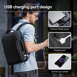 MARK RYDEN Slim Laptop Backpack for Men, 15.6 Inch Professional Waterproof Business Backpack with USB Port, 3-in-1 Work Backpack for Commuting, Office, and Daily Use
