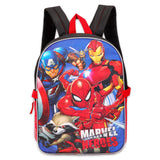 Marvel Avengers Backpack for Boys, Girls, Kids - 7 Pc Bundle 16" Superhero School Bag, Avengers Lunch Bag, Stickers, More (Avengers School Supplies)