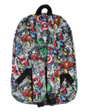 Marvel Avengers Thor Iron Man Captain America Hulk Laptop School Backpack 17"