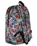 Marvel Avengers Thor Iron Man Captain America Hulk Laptop School Backpack 17"