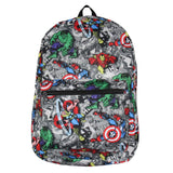 Marvel Avengers Thor Iron Man Captain America Hulk Laptop School Backpack 17"