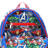 Marvel Captain America Mini Backpack Set - Bundle with 13" Avengers Small Backpack Plus Stickers, More | Captain America Mini Bag for Kids, Boys, Teens