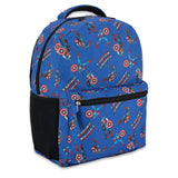 Marvel Comics Captain America School Backpack - Avengers, Spiderman, Thor, Iron Man, Hulk - Officially Licenced Bookbag for Boys & Girls (Captain America Blue)