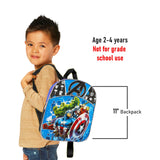 Marvel Mini Backpack 11" Bag | Avengers School Supplies for Kids