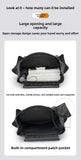 Marzaha Black Leather Laptop Backpack Lightweight School Backpack Bookbag, Multi functional Business Travel Backpack (Black 2,ONE SIZE)