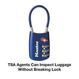 Master Lock 4688D Set Your Own Combination TSA Approved Luggage Lock, 1 Pack, Assorted