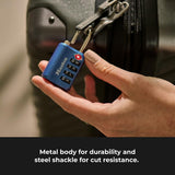Master Lock 4691DWD TSA Approved Set Your Own Word Combination Lock,1 Pack, Colors May Vary