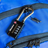 Master Lock Padlock, Set Your Own Combination TSA Accepted Luggage Lock, 1 - 5/16 in. Wide, 4696D, Black