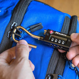 Master Lock Padlock, Set Your Own Combination TSA Accepted Luggage Lock, 1 - 5/16 in. Wide, 4696D, Black