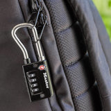 Master Lock Padlock, Set Your Own Combination TSA Accepted Luggage Lock, 1 - 5/16 in. Wide, 4696D, Black