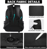 MATE ELAN Laptop Leather Travel Backpack For Men Water - Repellent Carry On Back Pack For Travel Business Work computer Backpacks Fit 15.6" Laptop