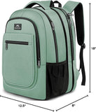 MATEIN Laptop Backpack for Women, Expandable 15.6 inch, Anti Theft Travel School Backpack, Water Resistant College Bookbag for Computer Bag Gifts for Men Women, Cyan