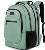 MATEIN Laptop Backpack for Women, Expandable 15.6 inch, Anti Theft Travel School Backpack, Water Resistant College Bookbag for Computer Bag Gifts for Men Women, Cyan