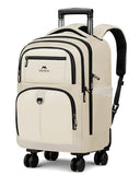 MATEIN Rolling Backpack for Women, Roller Backpack with 4 Spinner Wheels