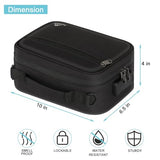 MATEIN Smell Proof Bag, Odor Proof Bags Stash Box Container with Combination Lock, Travel Storage Case with Detachable Shoulder Strap, Odorless Storage Bag Gifts for Men & Women