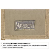 Maxpedition Gear Micro Polyurethane Wallet, Light-weight, Foliage Green small