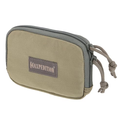 Maxpedition Hook-and-Loop 5-Inch x 7-Inch Zipper Pocket (Khaki-Foliage) | Backpacks4Less