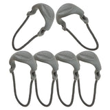 MAXPEDITION Positive Grip Zipper Pulls (Small, Gray) Pack of 6, Zipper Pull Replacement for Tactical Backpack, EDC Pouch, Bug Out Bag | Backpacks4Less