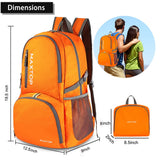 MAXTOP 40/50L Lightweight Packable Backpack for Hiking Traveling Camping Water Resistant Foldable Outdoor Travel Daypack