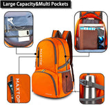 MAXTOP 40/50L Lightweight Packable Backpack for Hiking Traveling Camping Water Resistant Foldable Outdoor Travel Daypack