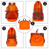 MAXTOP 40/50L Lightweight Packable Backpack for Hiking Traveling Camping Water Resistant Foldable Outdoor Travel Daypack