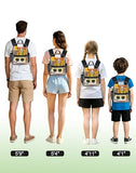 MAY TREE Clear Backpack for Stadium Events, 12x11x6 Inches Stadium Approved