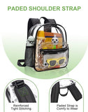 MAY TREE Clear Backpack for Stadium Events, 12x11x6 Inches Stadium Approved